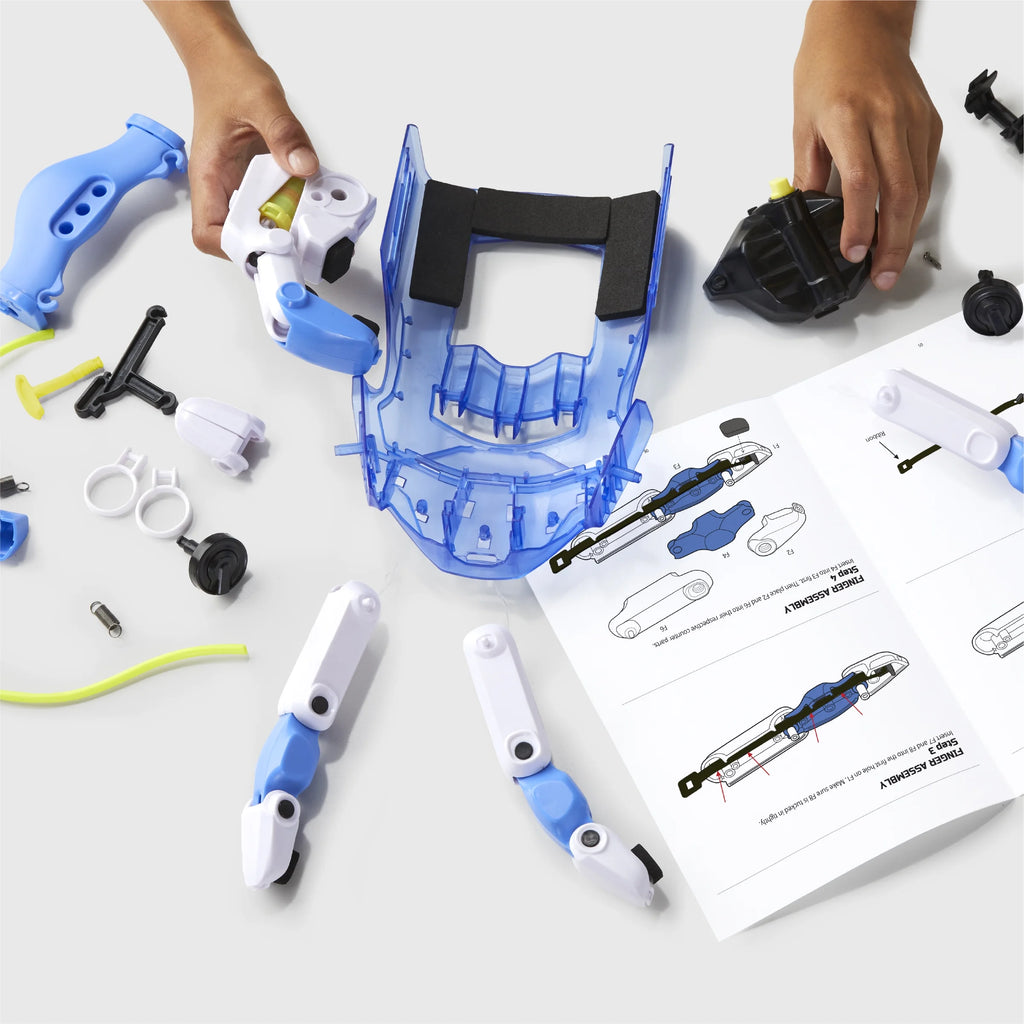 Bionic Hand DIY Hydraulic Build Kit, Wearable Robotic Hand for STEM Learning