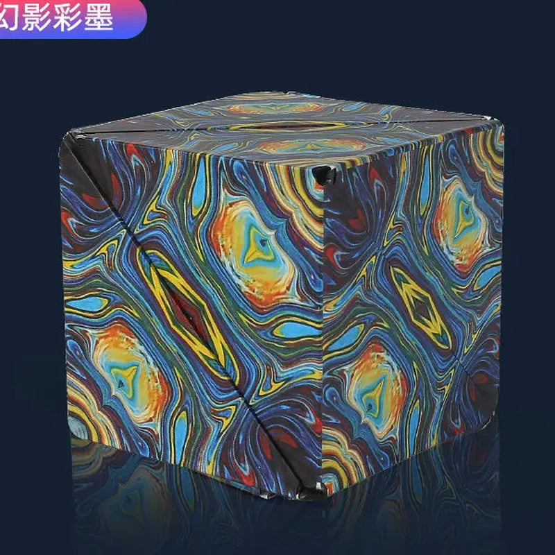 Variety Geometric Changeable Magnetic Magic Cube anti Stress 3D Hand Flip Puzzle Cube Kids Stress Reliever Fidget Toy