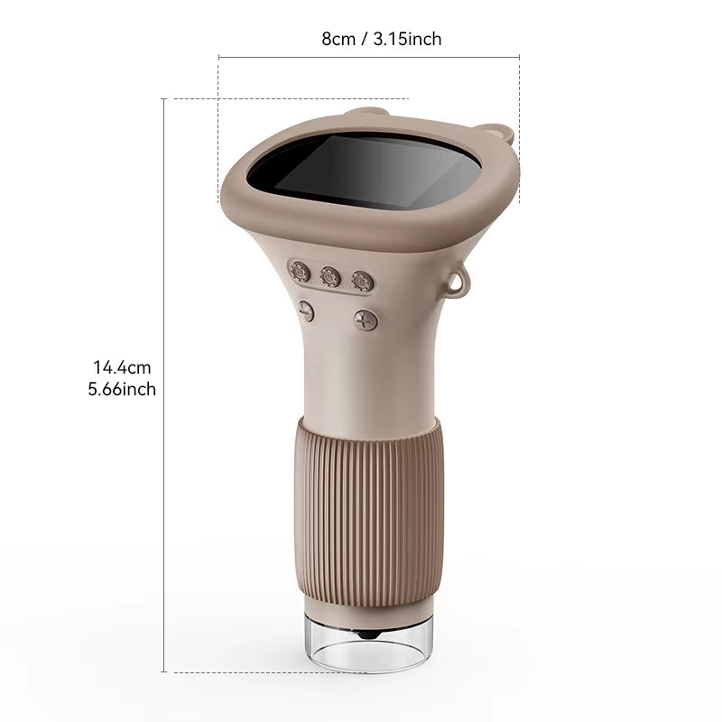 2.0 Inch Mini Pocket Microscope 1000X Kids Science Experiment Utensils Handheld Laboratory Microscope Outdoor Children Stem Toy