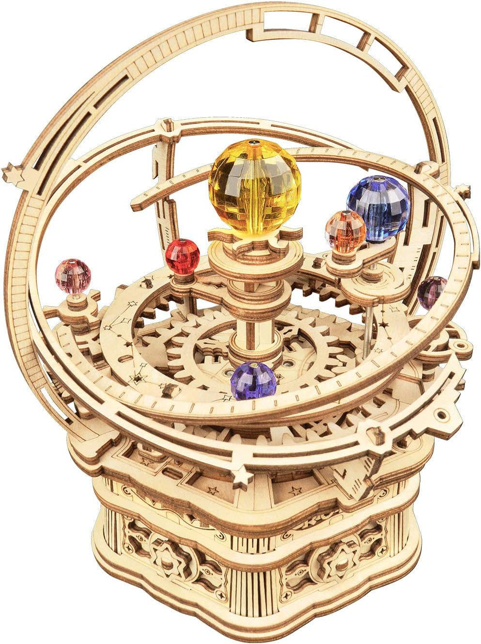 3D Wooden Puzzles for Adults, Music Box Puzzle DIY Wood Building Model Kits, Home Decorative Arts and Crafts Gift for Her on Birthday Christmas