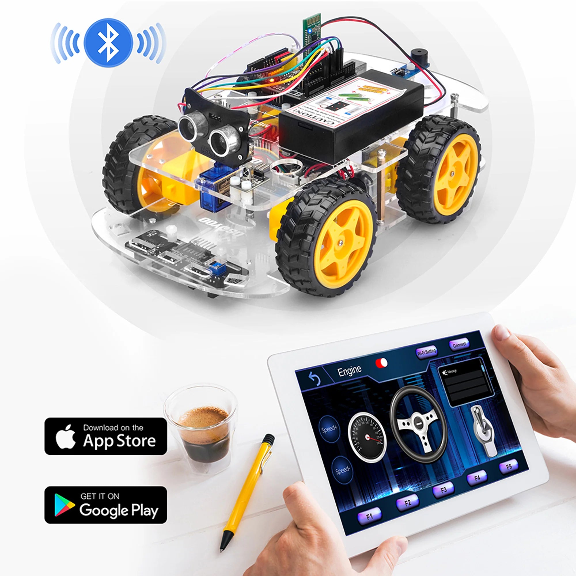 Arduino Robot Car Kit - World Robot League Competition Platform