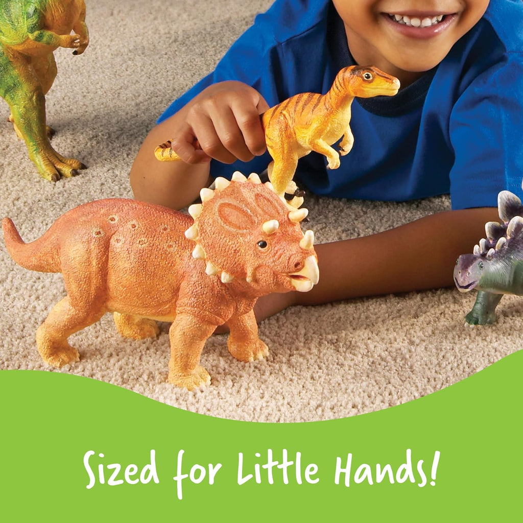 Jumbo Dinosaurs Set 1 - Kids Dinosaur Toys, Large Dinosaur Figures, Figurines for Kids, Toddler Animal Figurines, Dino Bath Toys, Play Dinosaurs, Prehistoric Animals, Dino Gifts