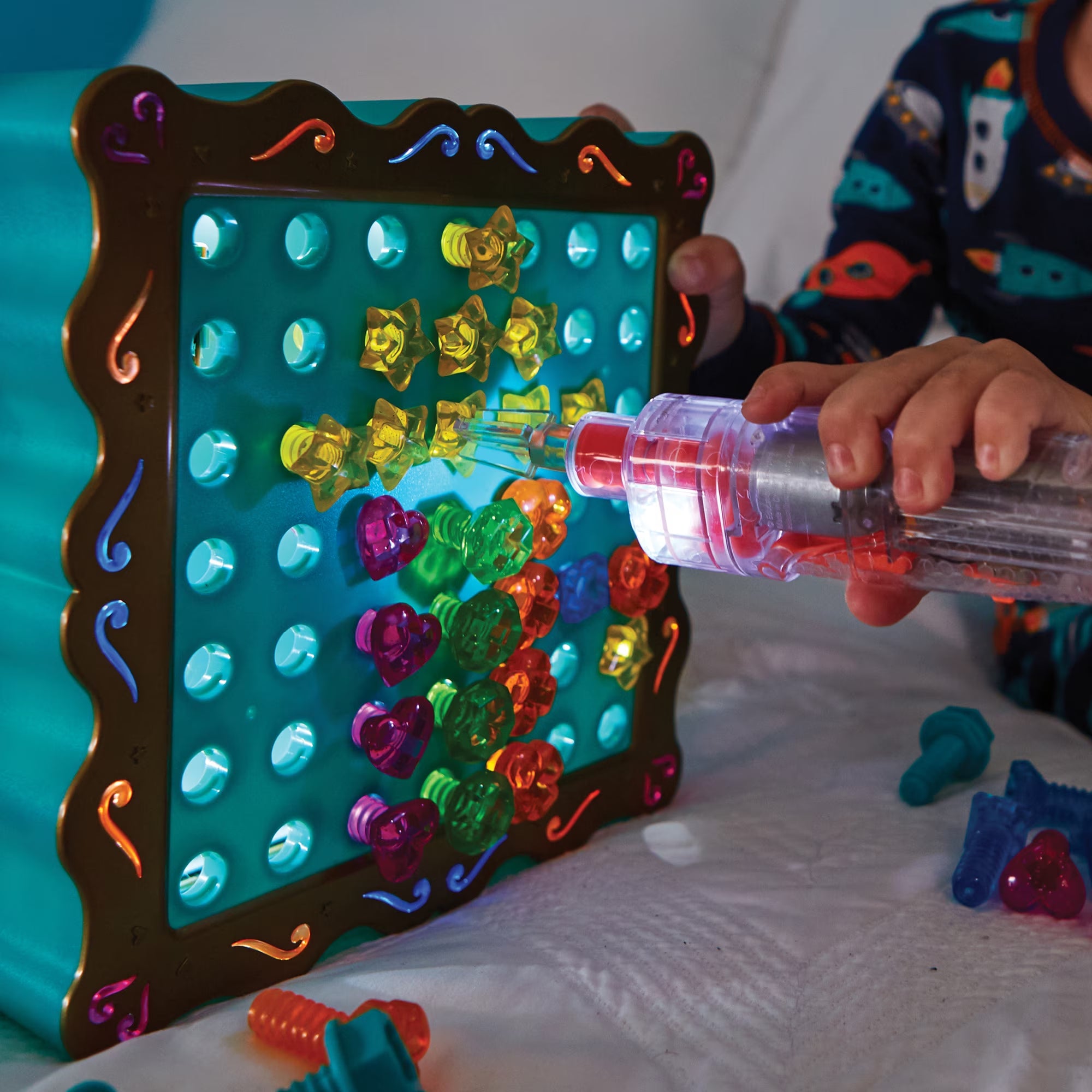 Design & Drill Sparkleworks Toy, with Electric Drill, Preschool STEM & Take Apart Building Toy, Boys and Girls Ages 3 4 5+